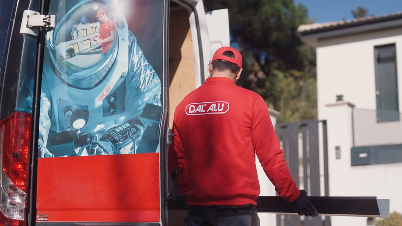 Franchisé DAL'ALU en intervention