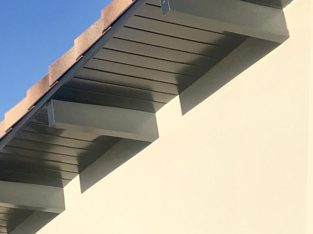 Rénovation des avants toits d&rsquo;une maison particulière